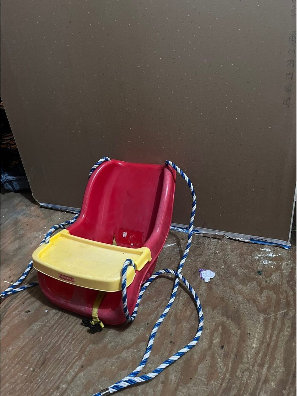 Fisher-Price Toddler Swing Seat with Safety Strap and Ropes